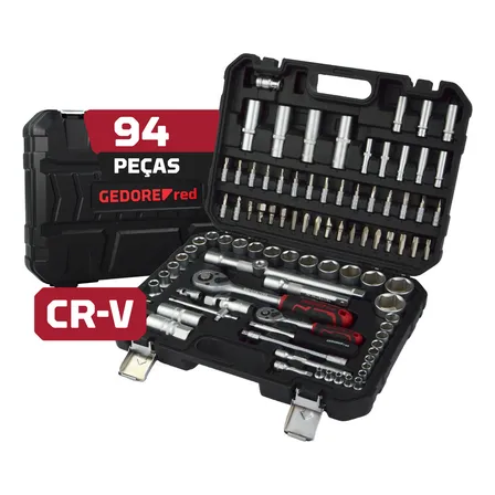Maleta Jogo Ferramentas Completa Gedore Red 94 Peças