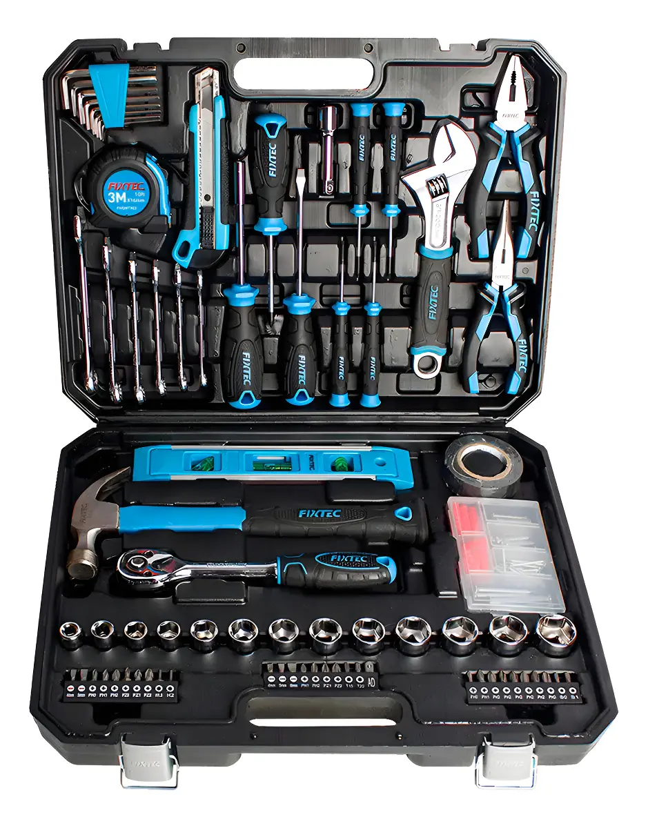 Kit De Ferramentas 234 Peças Fixtec Cr-v Maleta Compacta