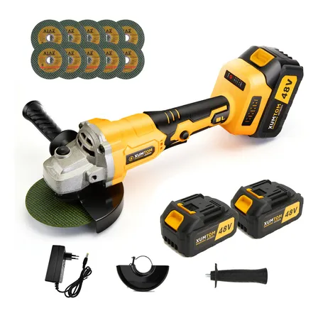 Esmerilhadeira Lixadeira Angular 8500rpm 10 Lâminas De Serra Corte E Desbaste