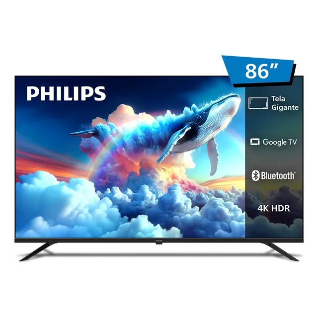 Smart Tv Philips 86 4k 86pug7019 Comando De Voz Playstore