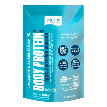 Body Protein Isolada Equaliv 900g