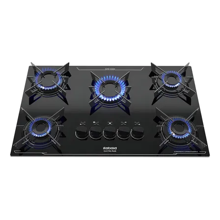 Cooktop Fogão Itatiaia Electra Plus 5 Bocas Cor Preto