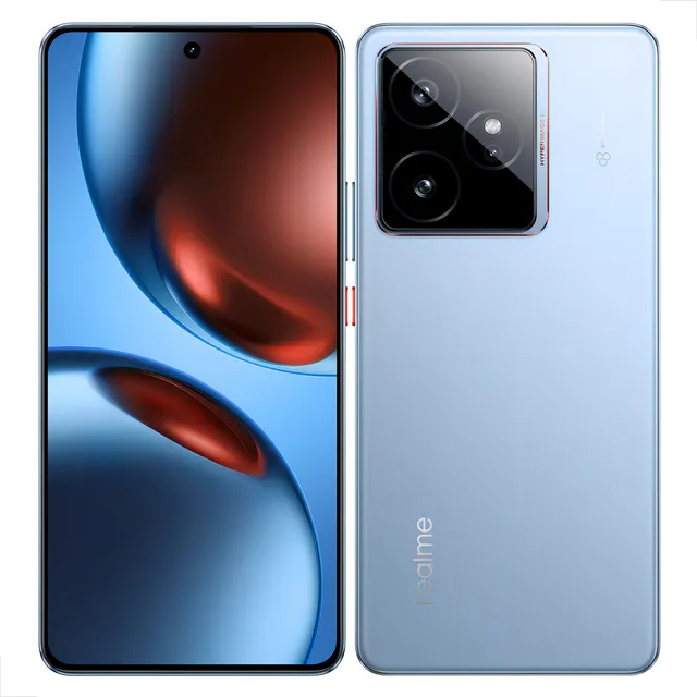 Celular Realme Gt7 12gb Ram 512gb Dual Sim Dimensity 9400e Câmera 8k Tela 120hz Azul Potente