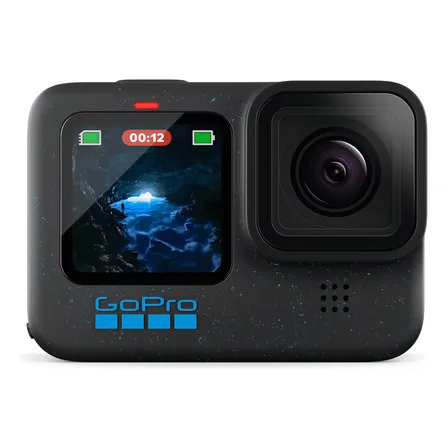 Gopro Hero12 Black - Câmera De Ação À Prova D'água Com 5.3k60, 27mp, Vídeo + Foto Hdr, Hypersmooth 6.0, Trava De Horizonte 360°, Live + Webcam, Áudio Por Bluetooth, Bateria Enduro, Quik