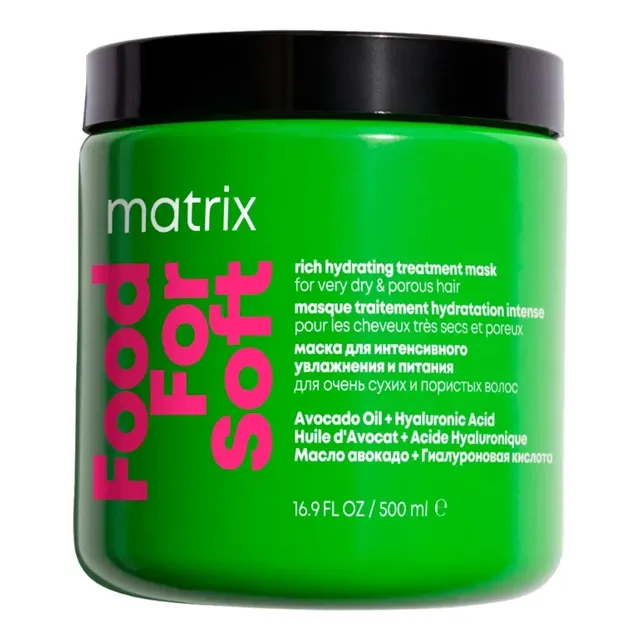 Máscara Vegana Hidratação Profunda Profissional Food For Soft Matrix 500ml
