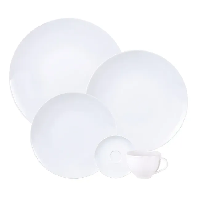 Aparelho De Jantar Flávia Em Porcelana 20 Peças Tramontina