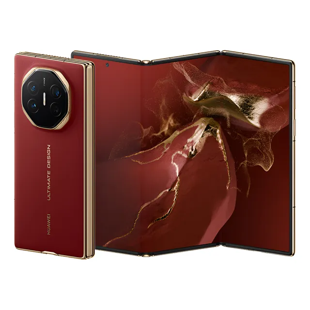 Smartphone Huawei Mate Xt Ultimate Design Celular 16gb+1tb Design Super Fino Com Três Dobras Tela Huawei X-true De Alta Resolução De 10,2 Polegadas Câmera Xmage De Ultra Abertura Vermelho