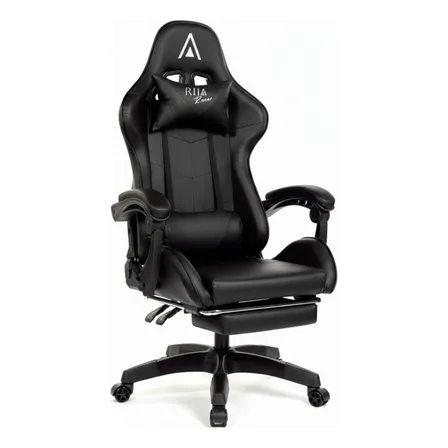 Cadeira Gamer Escritorio Ergonomica Preto Rija