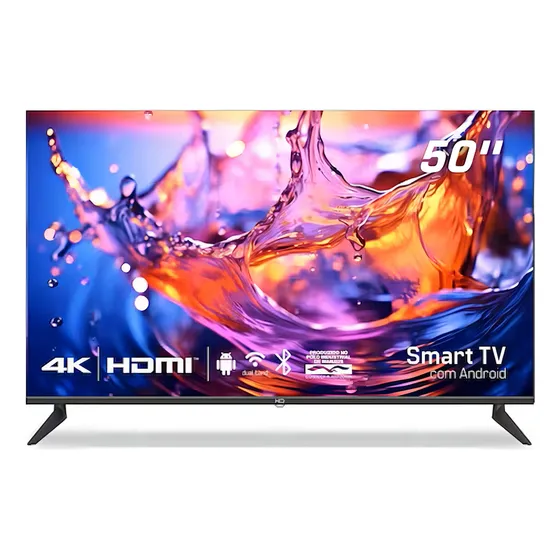 Smart Tv Hq 50 Uhd Tel Infinita Android 13 Slim Hqs50nkhm
