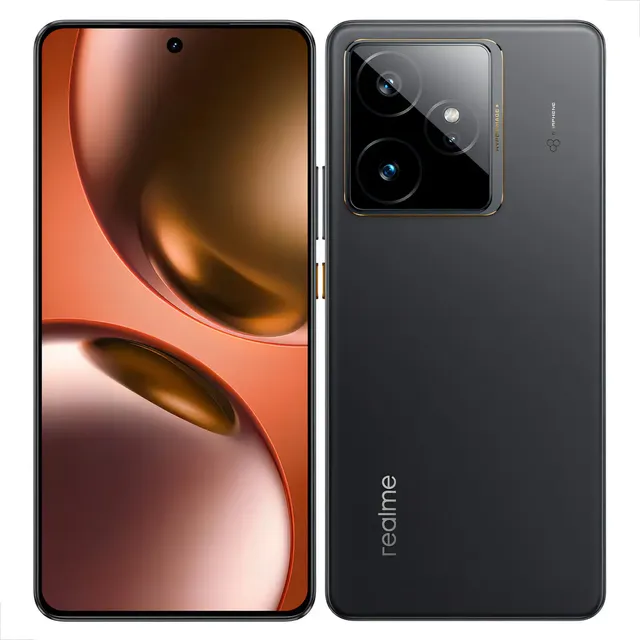 Celular Realme Gt7 512gb 12gb Ram Alta Velocidade Tela Grande Elegante Smartphone Potente Moderno Preto