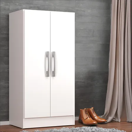 Armário Multiuso Vaticano 2 Portas Branco - Móveis Sim