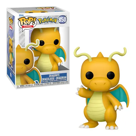 Boneco Funko Pop! Pokémon - Dragonite (emea) #850 Candide