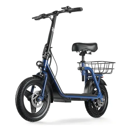 Gm5 P3 Patinete Elétrico Adulto, 450w-30km/h-30km, 450w Scooter Eletrica, 30km/h Velocidade, 30km Autonomia, Patinete Dobrável Com Assento (36v/10ah), Pneu Inflável De 14 Inch, 3 Velocidades