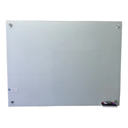 Lousa De Vidro Quadro Branco 150x90 Temperado + Kit Suporte