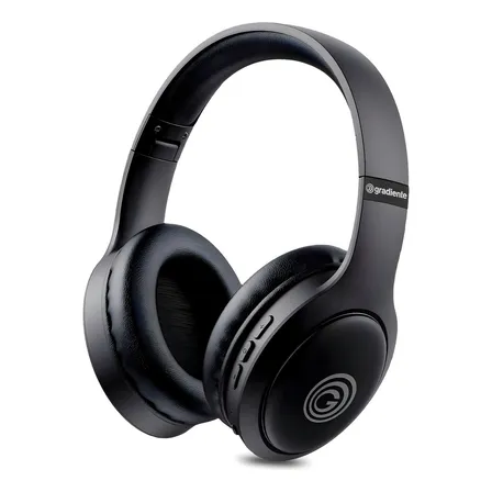 Fone De Ouvido Headphone Bluetooth 5.3 Dobrável Com Microfone Cor Preto Gh633bt Gradiente