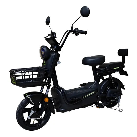 Scooter Elétrica Xplorer Venture 600W 32km/h Bateria 20Ah Preto