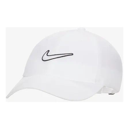 Boné Nike Club Swoosh Unissex Cor Branco Preto Tamanho P/m