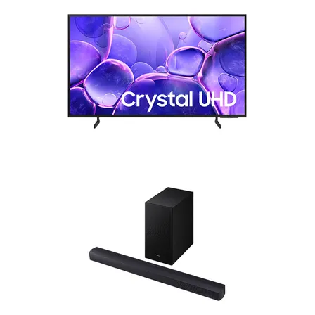 Combo Samsung Smart Tv 55 Crystal Uhd 4k + Soundbar Hw-b450f