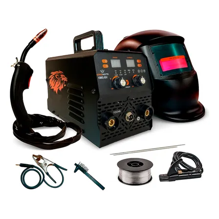 Máquina Solda Mig Sem Gás Flex Tig Lift Mma Bivolt Inversora Sinergico Com Arame E C/ Máscara Frequência 50 Hz/60 Hz 110