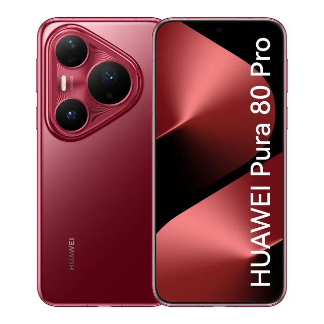 Smartphone Huawei Pura 80 Pro 12gb+512gb Sofisticado E Poderoso Câmera Ultra-iluminação Design Premium Tela Oled Vermelho