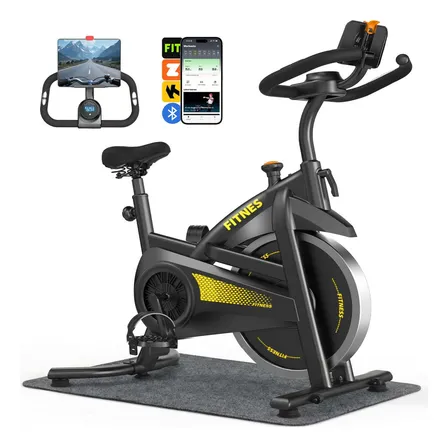Bicicleta Ergométrica Spinning Rmira Conexão Bluetooth 12kg 150kg