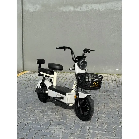 Bicicleta Elétrica Nado C2 1000W Cinza Bateria Lítio 48V 20Ah