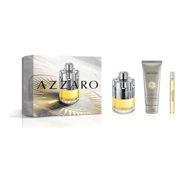 Fragrância Masculina Wanted Edt (wanted Eau De Toilette 100ml + De Banho 75ml + Wanted Eau De Toilette 10ml)