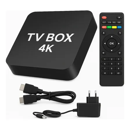Tv Box Transforme Sua Tv Comum Em Smart 4k Compatível Com Netflix Youtube Wifi Pro 5g