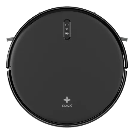 Robô Aspirador De Pó Inteligente Passa Pano Mapeamento Ekaza Preto