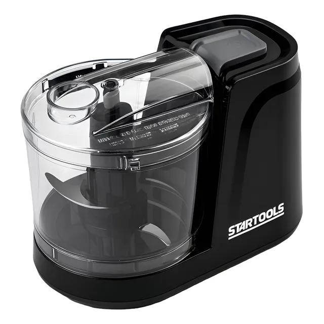 Mini Processador Triturador Elétrico 100w 350ml - Preta Preto 127v