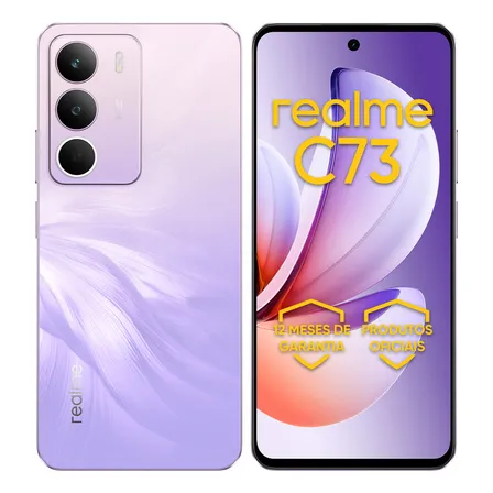 Celular Smartphone Realme C73 128gb 4gb Ram Dual Sim 120hz 6000mAh Violeta
