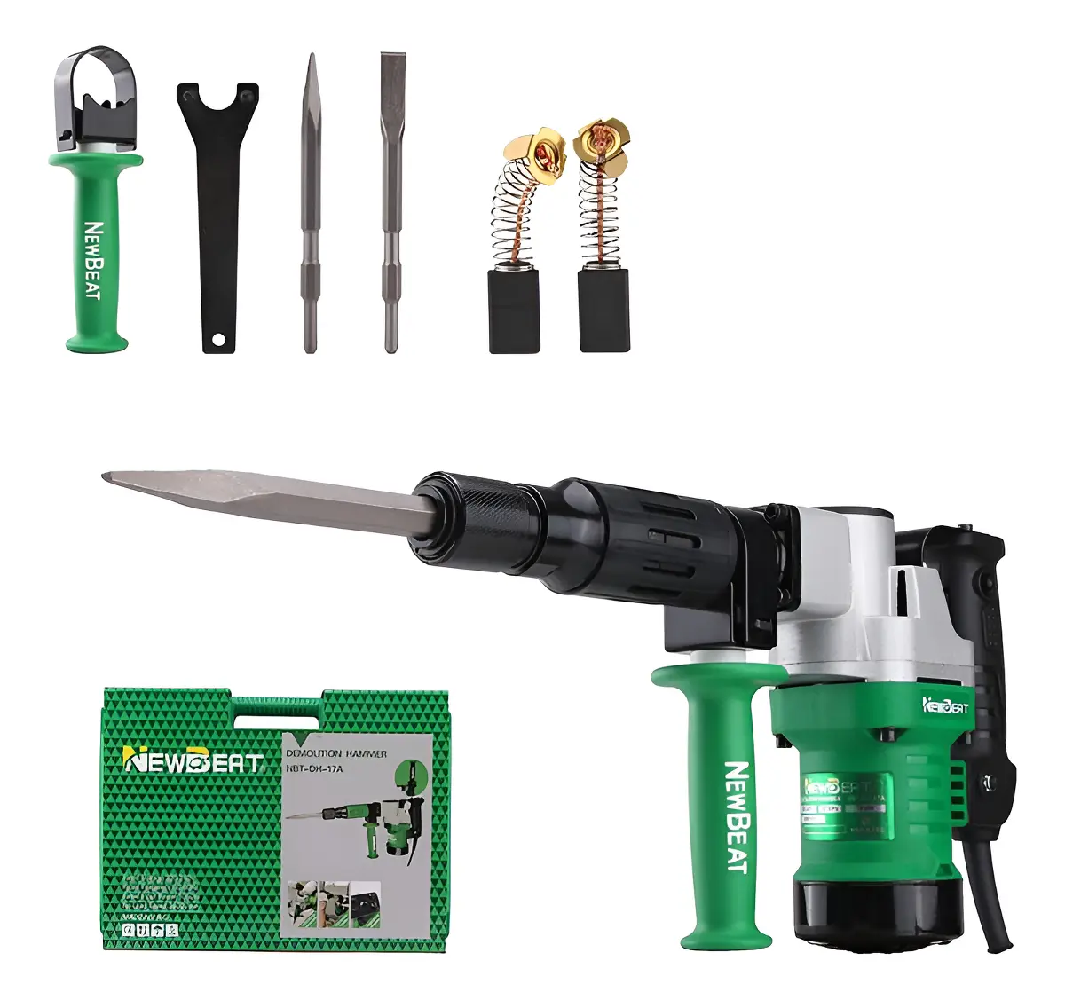 Martelo Demolidor New Beat NBT-DH-17A 1050 kW 4.5J Antipoeira