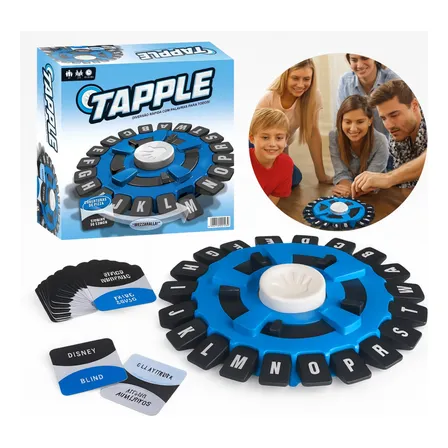 Jogo De Palavras Tapple - Tabuleiro Trava Letras Stop Port