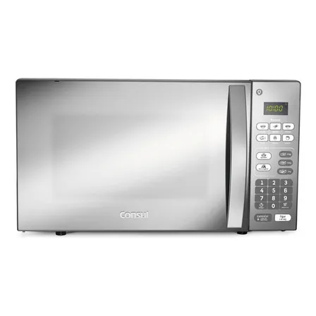 Micro-ondas Cm020bf 20 Litros Espelhado Com Função Descongelar Cor Cinza/inox Consul