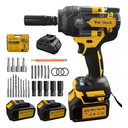 1500 N.m Furadeira Impacto Bateria Chave Impacto Bateria Impacto War Shark