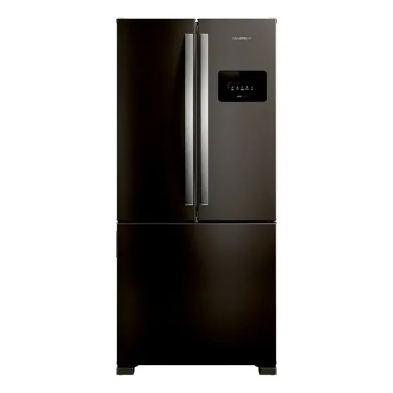 Geladeira Brastemp Frost Free French Door Preta - Bro85me