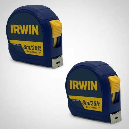 Kit 2 Trenas 8 Metros X 25mm Com Trava Irwin