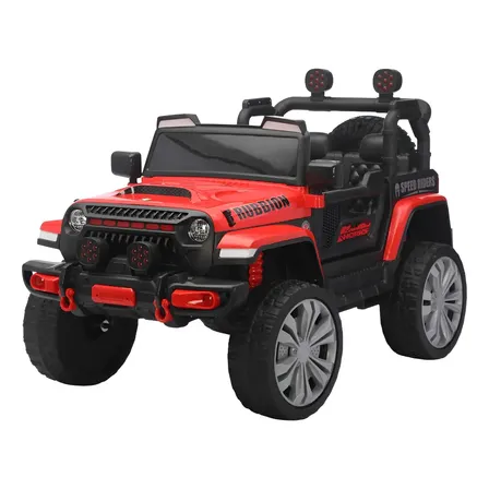 Jipe Elétrico Infantil Bang Toys 12V Vermelho Controle Remoto 3 a 5 Anos