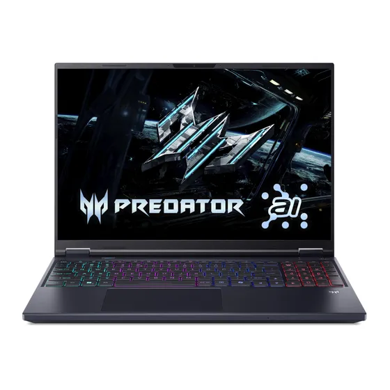 Notebook Gamer Predator Helios Neo 16 Phn16-73-76TF Com IA Intel® Core Ultra 7 255HX 16GB 512SSD RTX5070 WQXGA 16