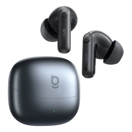 Fone Ouvido Bluetooth Baseus Bass Bp1 Pro Cancelamento Ruído Cor Preto