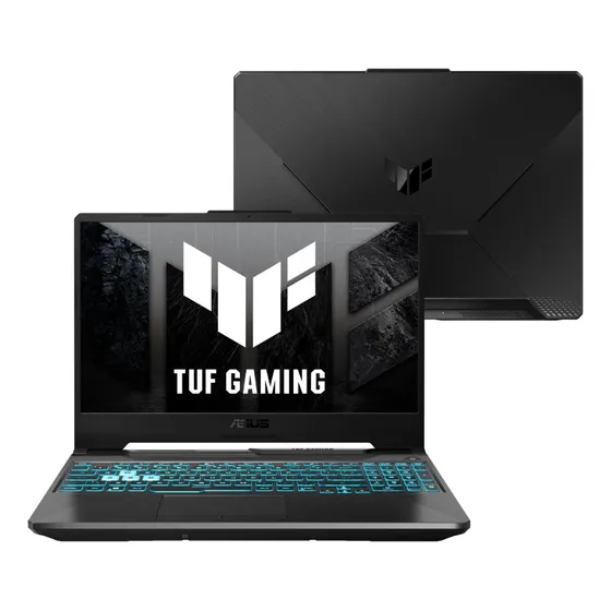Notebook ASUS TUF Gaming A15 FA506NCG RTX 3050 AMD Ryzen 7 7445HS 16GB Ram 512GB SSD Windows 11 Tela 15,6" 144Hz Nível IPS FHD Black - HN217W