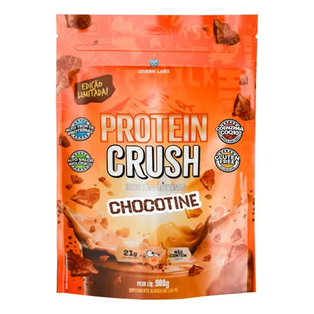 Whey Protein Crush 100% Concentrado Under Labz Coenzima Q10 Sabor Choconite 900g