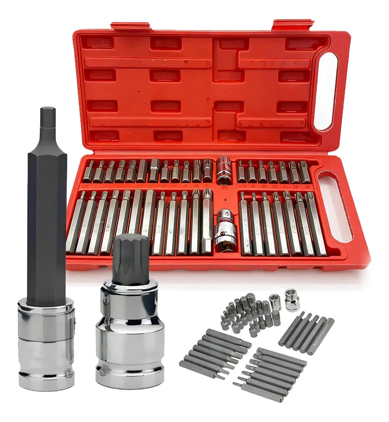 Jogo De Ferramentas 40 Pçs Bit Torx Allen Multidentado Crv