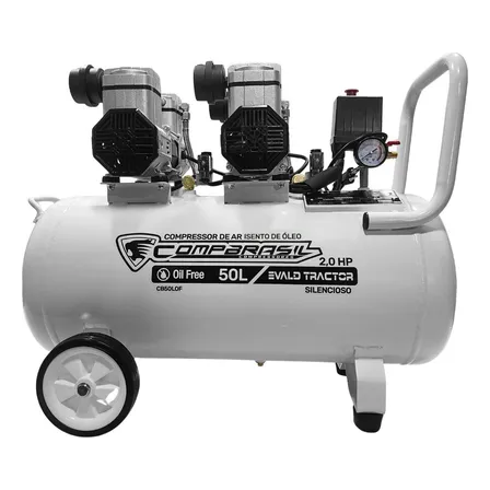 Compressor Port Isent 10pés 2hp 50l Evald Tractor Compbrasil