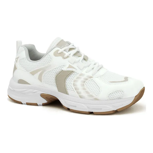 Tênis Casual Feminino 25-78231 Creme Ramarim Branco - 1 Liso 37 Br