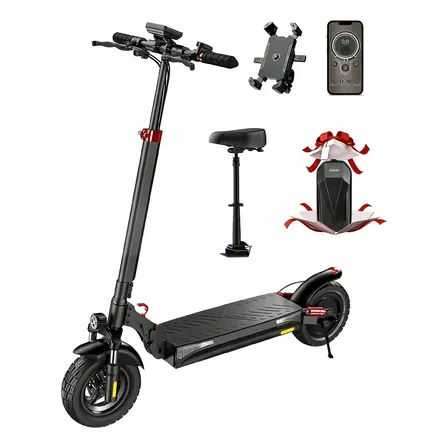 Xroymexroy IX3 Patinete Scooter Elétrico Adulto com banco,800W Motor,40Km/h Velocidade max,40km Autonomia,Pneu 10" todo terreno,Doble Amortecedor,Dobrável Com App Bluetooth,Com suporte para celular