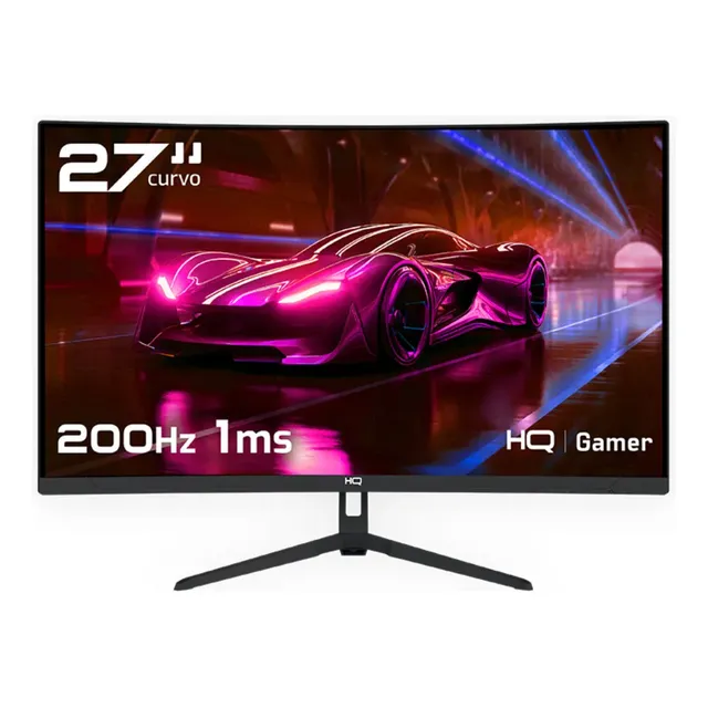 Monitor Gamer Hq 27 Curvo 200hz 1ms Hq27c200 Preto