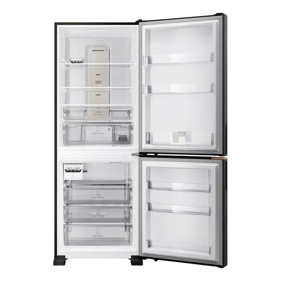 Geladeira Brastemp Ff Inverse 500l Black Inox - Bre66ae Preto