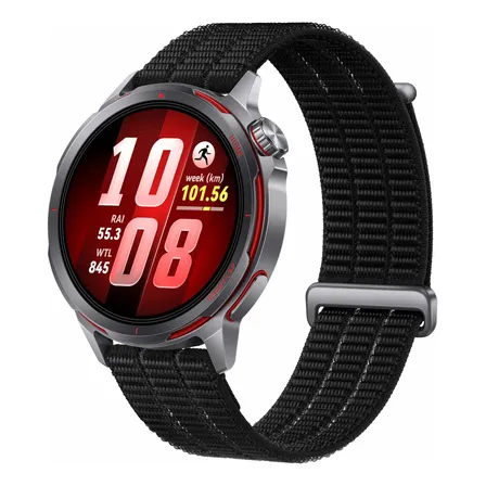 Smartwatch Huawei Watch Gt Runner 2 Bateria Com Autonomia De Até 14 Dias Posicionamento De Precisão Modo Maratona... Tecida Cinza-escuro Preto Meia-noite