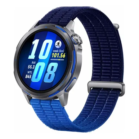 Smartwatch HUAWEI WATCH GT Runner 2 Bateria com Autonomia de Até 14 Dias Posicionamento de Ultra Precisão Modo Maratona Inteligente GPS Análise de ECG Compatível com iOS e Android Azul